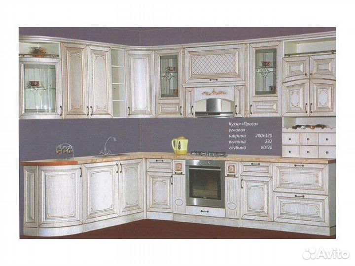 Кухня Прага крашеная