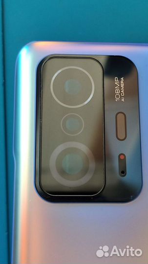 Задняя крышка Xiaomi 11T Pro / 11T Blue Оригинал