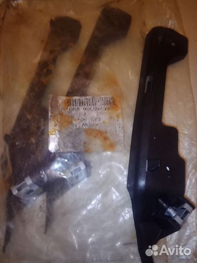 Направляющие переднего бампера opel astra g