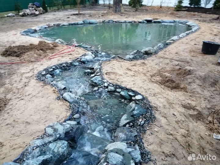 Пруды, водопады, фонтаны, ручьи