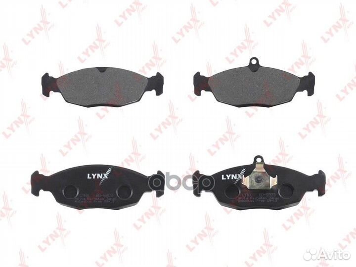 Колодки тормозные дисковые перед daewoo