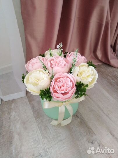 Букет цветы пионы