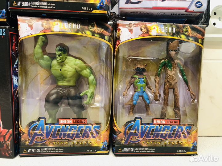 Фигурки Супергероев Халк, Человек паук