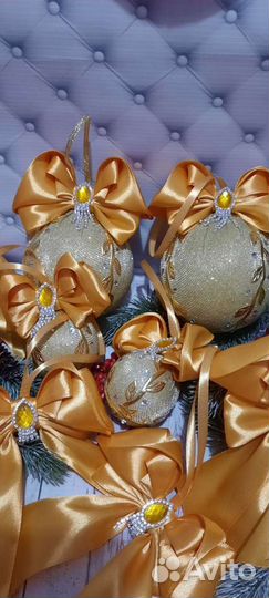 Ёлочные игрушки ручной работы