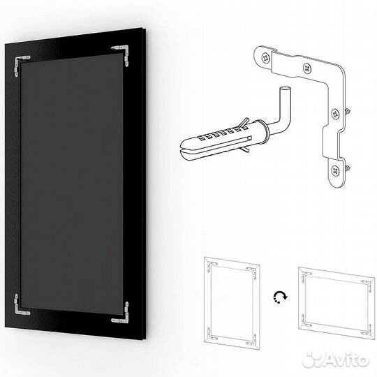 Зеркало Evoform Exclusive 176х116 BY 1315 с фацет