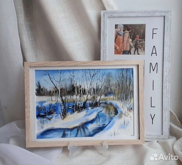 2 картины акварелью 