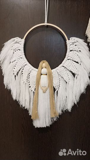 Кукла ручной работы макраме оберег, подарок