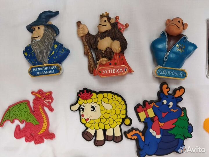 Магнитики на холодильник 13 штук