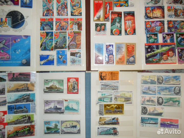 Продам коллекцию марок с альбомом.Всего 4альбома