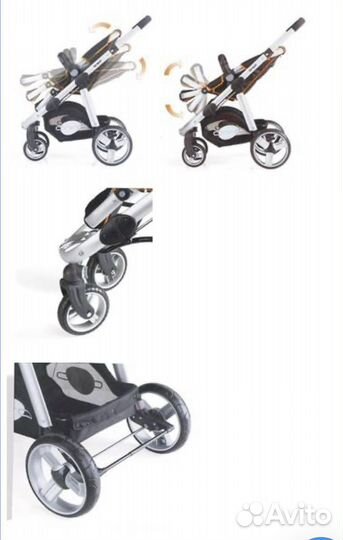 Коляска 3 в 1 Италия brevi в идеальном состоянии