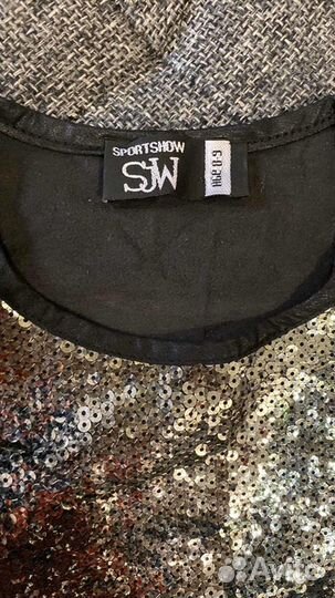 Кофта туника в пайетках