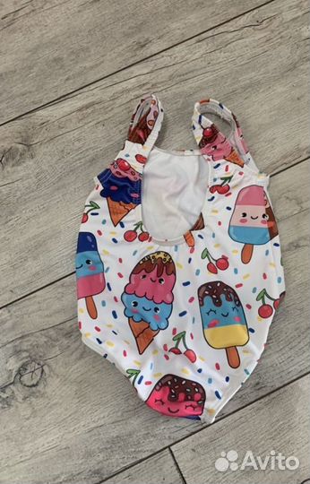 Купальник слитный для девочки