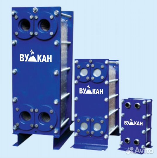 Теплообменник пластинчатый, нагрев воды