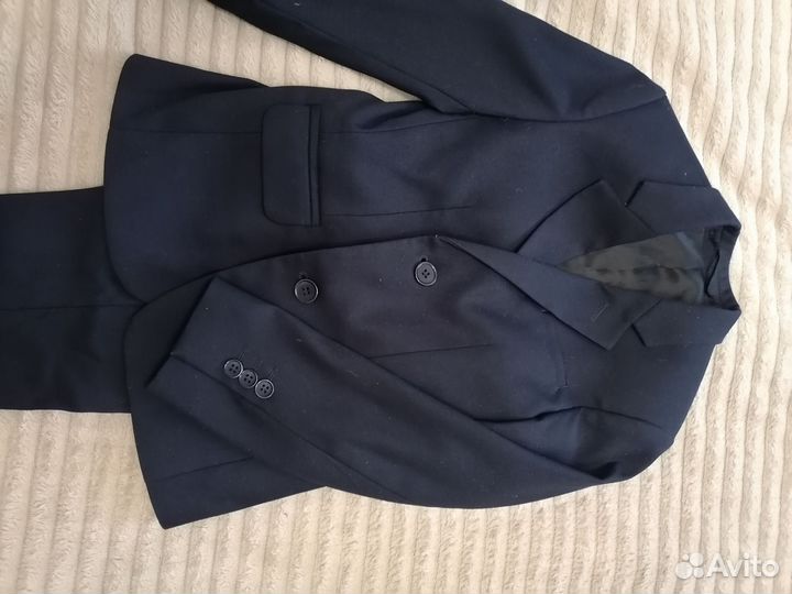 Школьный костюм для мальчика 122 128 синий