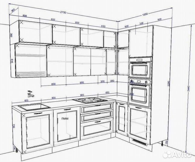 Кухонный гарнитур от производителя