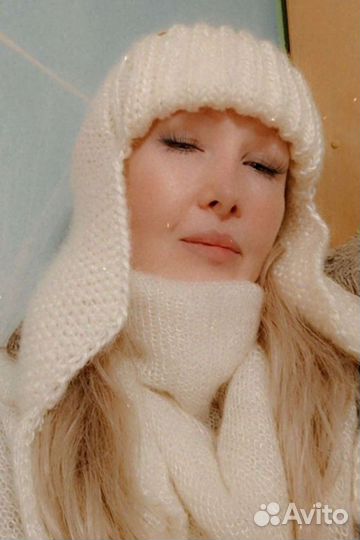 Шапка женская ушанка