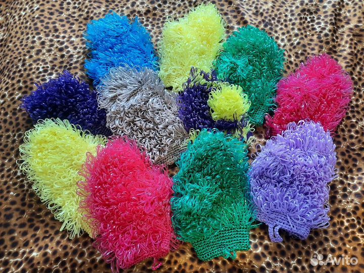 Мочалка ручной работы