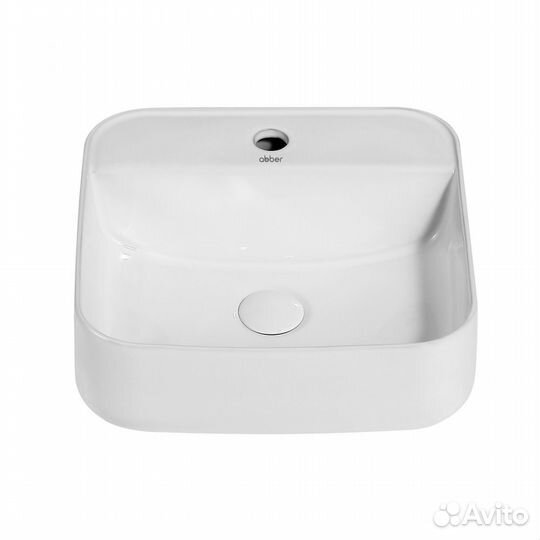 Раковина накладная abber Rechteck AC2215 белая