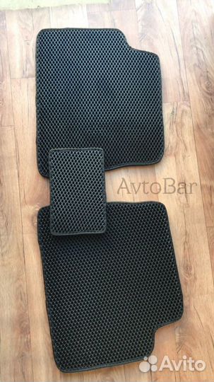 Ева коврики Хендай Гетц чёрные