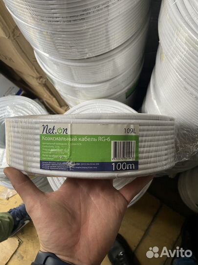 Коаксиальный кабель NetOn RG-6 64