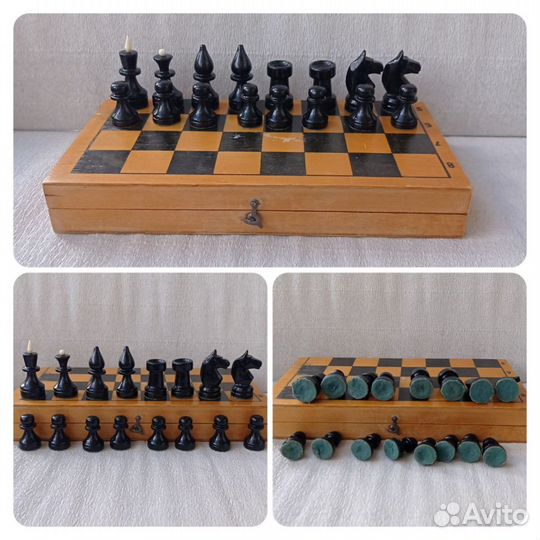 Шахматы СССР с шахматной доской 29х29см