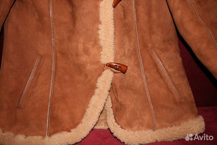 Дубленка натуральная женская 46 48 новая