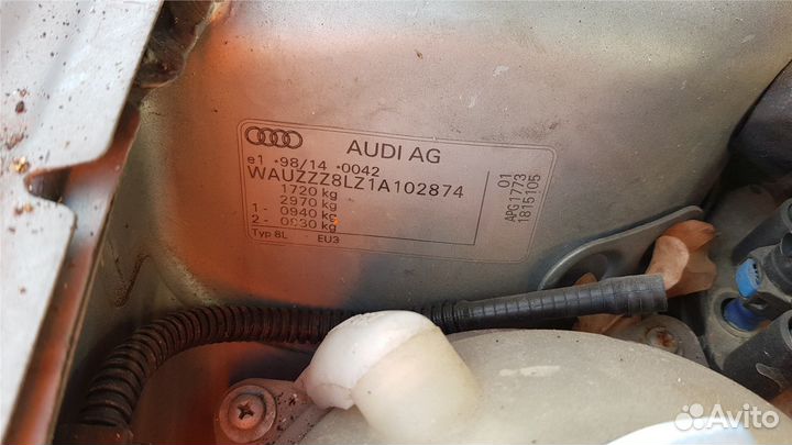 Разбор на запчасти Audi A3 (8L1)