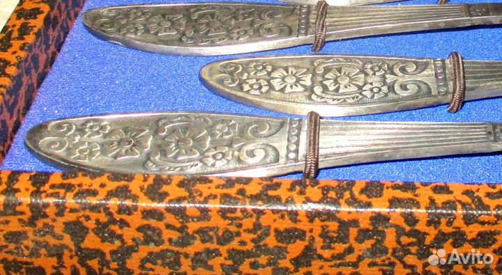 Столовые приборы из мельхиора на 6 персон