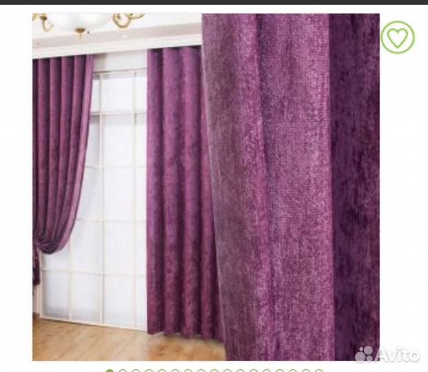 Шторы портьерные шенил
