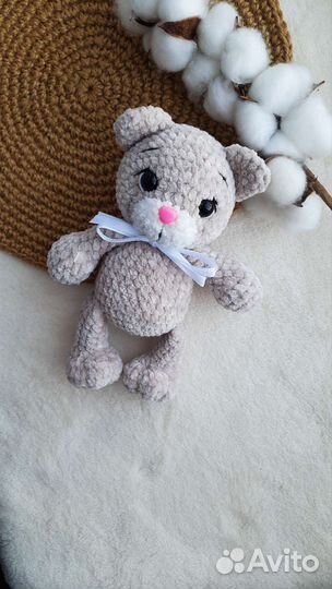 Мягкая игрушка котик