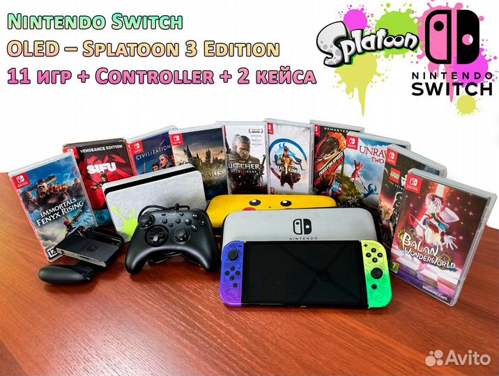 Игровая консоль Nintendo Switch oled – Splatoon 3