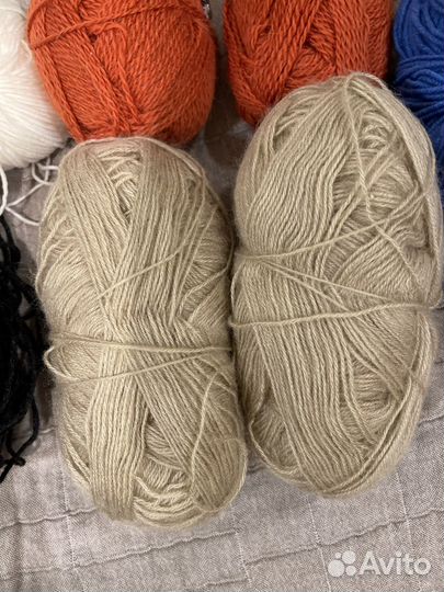 Пряжа нитки для вязания пакетом