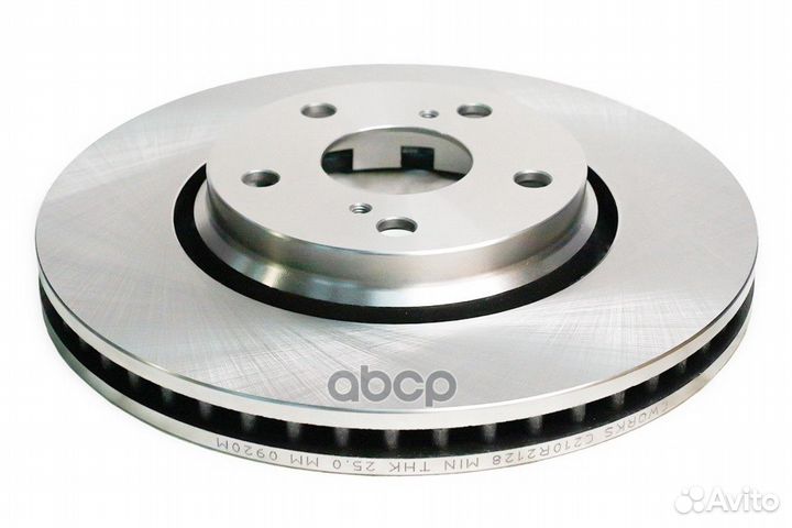 Диск тормозной передний C210R2128 cworks