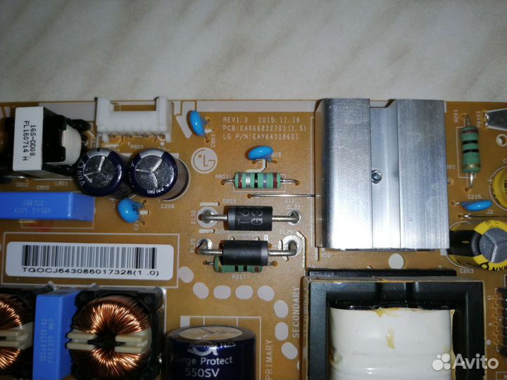 Блок питания телевизора LG Eax66822701 (1.5)