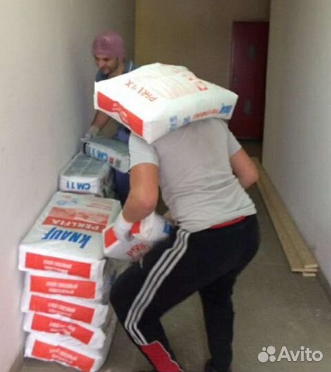 Подъем стройматериалов