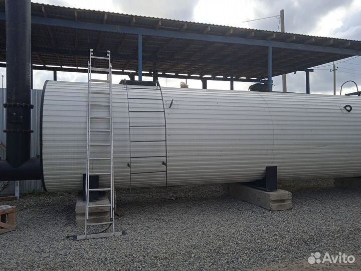 Битумная ёмкость с жаровой трубой и горелкой