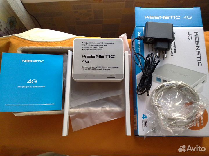3g/4g LTE роутер Keenetic 4G (KN-1210)