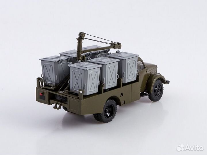 Коллекционная модель мусоровоза кмм-2 (51)