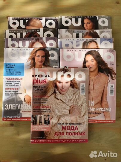 Журналы Burda 80-90-00 гг добавлено новое