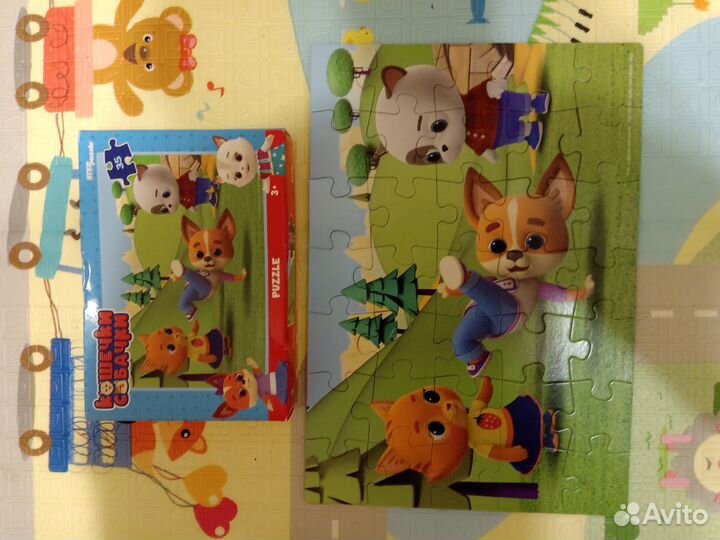 Детские крупные пазлы