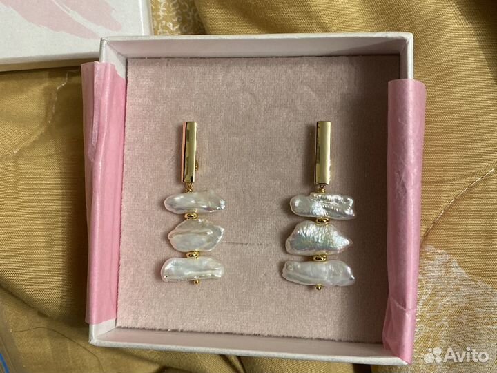 Серьги с жемчугом