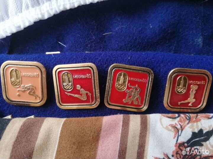 Значки СССР олимпиада 80