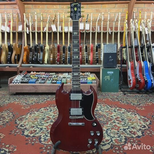 Электрогитара Gibson SG Chery Red H-H USA 1961 W/C