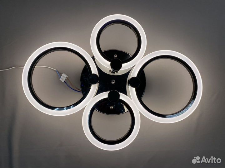 Люстра потолочная Элеганс светодиодная с пультом