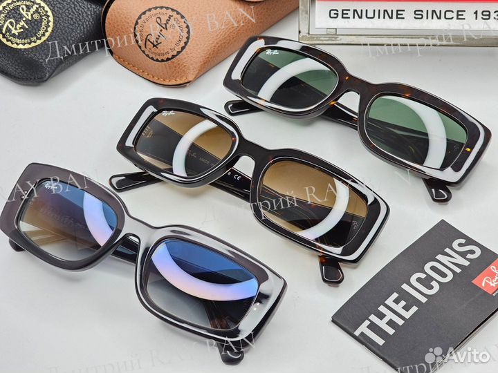 Очки Ray Ban 4395 Kiliane Leopard Brown Стекло