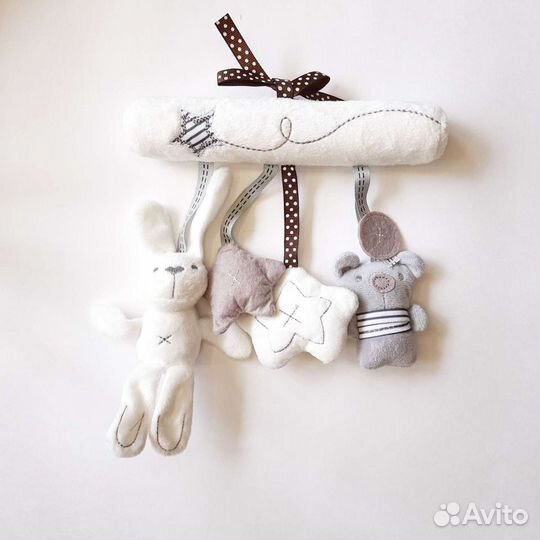 Развивающие игрушки, погремушки, подвесы 0+ в асс