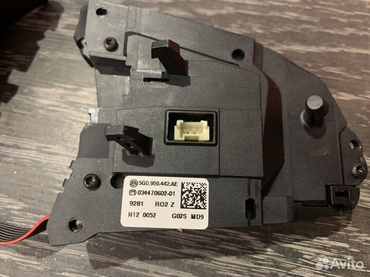 Кнопки в спорт руль VW с круглой подушкой R R-line