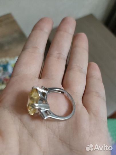 Серебряное кольцо sunlight