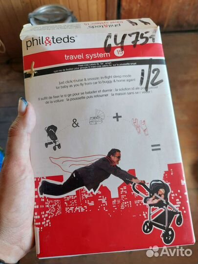 Адаптер для автокресла phil and teds