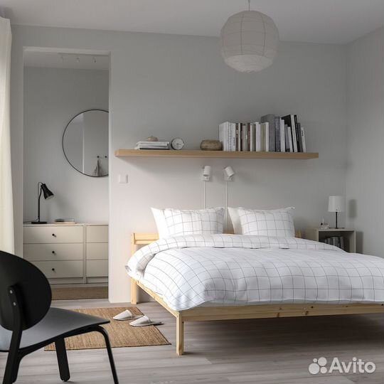 Кровать IKEA нейден + матрас Blue Sleep Hybrid 2.0